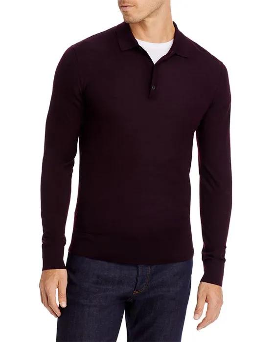 Long-Sleeve Knit Classic Fit Polo Shirt - 100% Exclusive