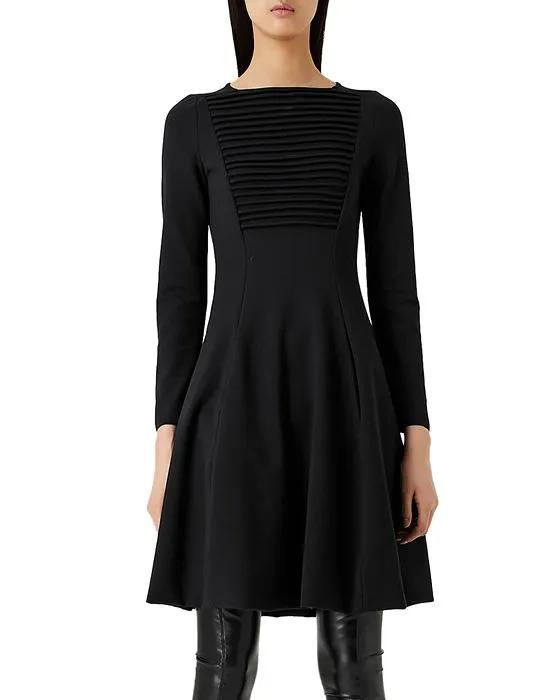 Long Sleeve Milano Stitch Dress