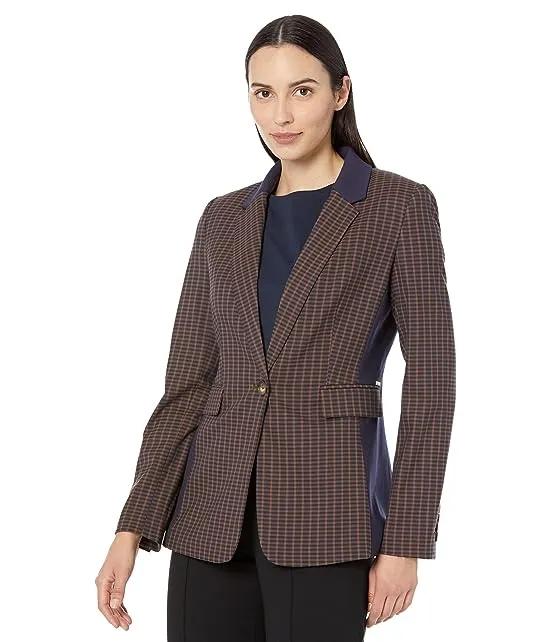 Long Sleeve One-Button Jacket