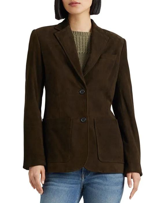 Long Sleeve Suede Jacket 