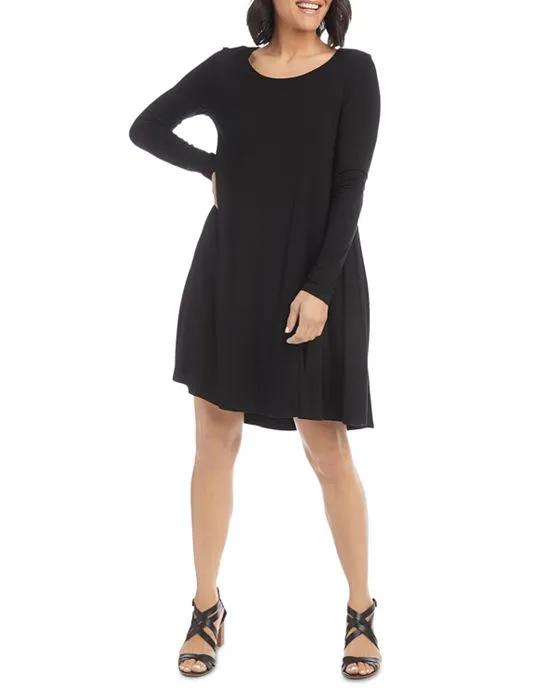 Long Sleeved Maggie Trapeze Dress