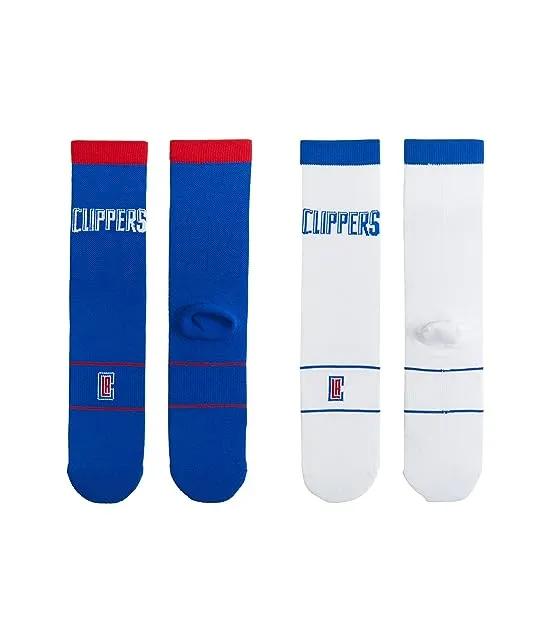 Los Angeles Clippers PKWY by Stance Home Away 2-Pack