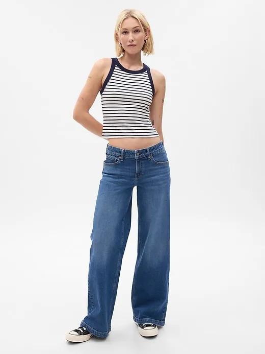 Low Rise Stride Jeans with Washwell