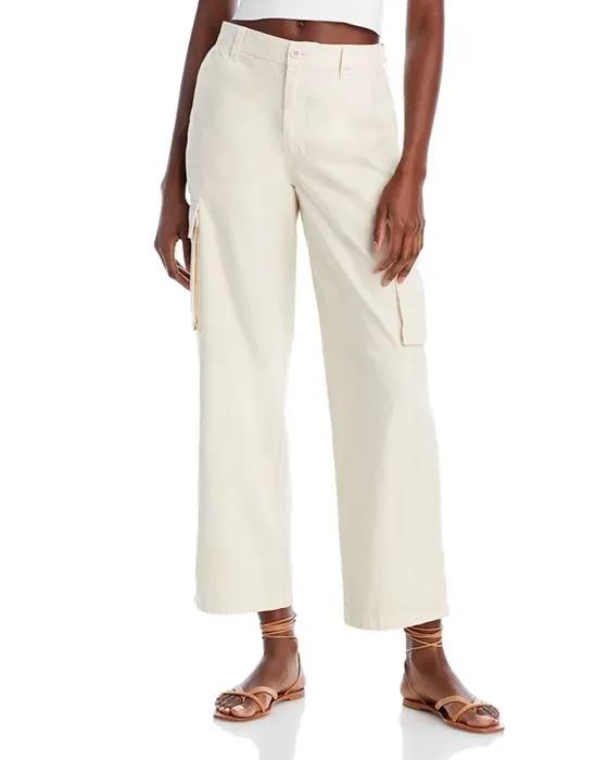 Low Slung Straight Cargo Pants  