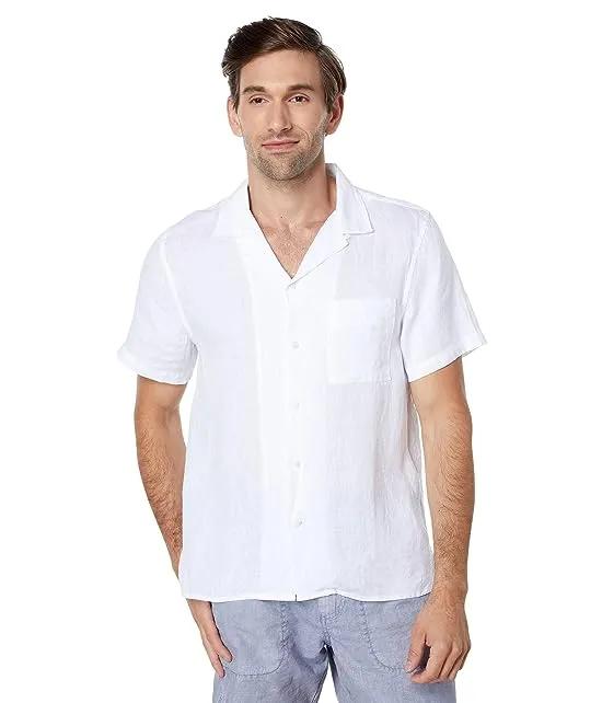 Lucky Brand Hemp Club Collar Short Sleeve Shirt