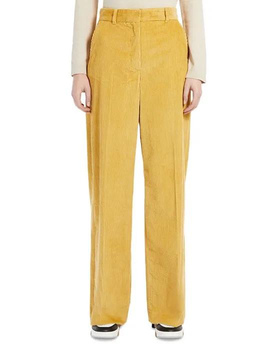 Lusso Corduroy Wide Leg Pants