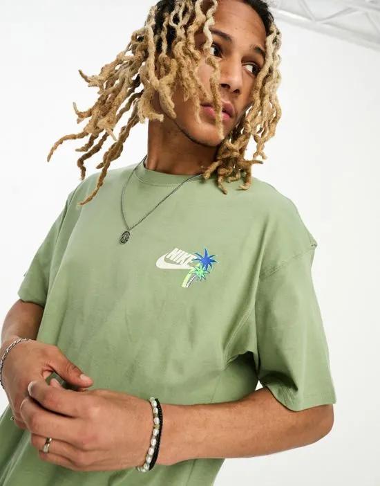 M90 Beach Party t-shirt in green