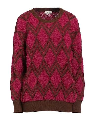 Magenta Jacquard Sweater