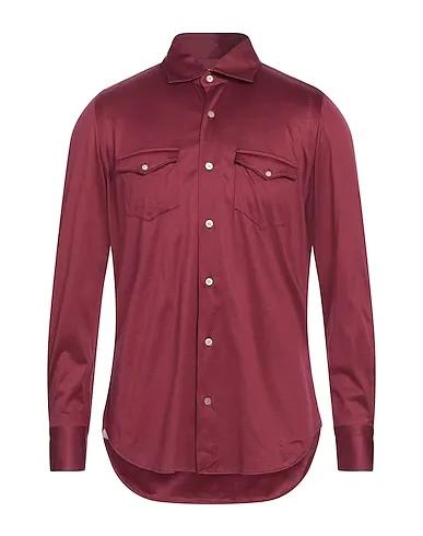 Magenta Jersey Solid color shirt