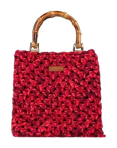 Magenta Knitted Handbag
