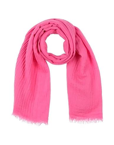 Magenta Knitted Scarves and foulards