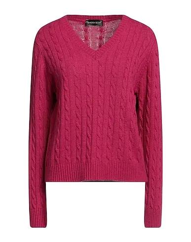 Magenta Knitted Sweater