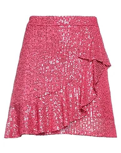 Magenta Tulle Mini skirt