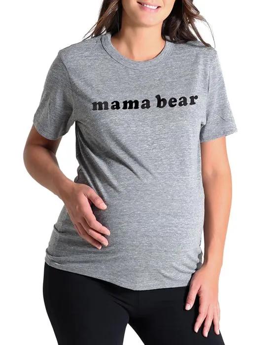 Mama Bear Short Sleeve Maternity Tee