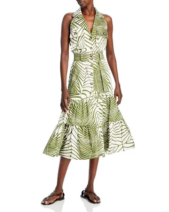 Manaos Cotton Sleeveless Printed Dress