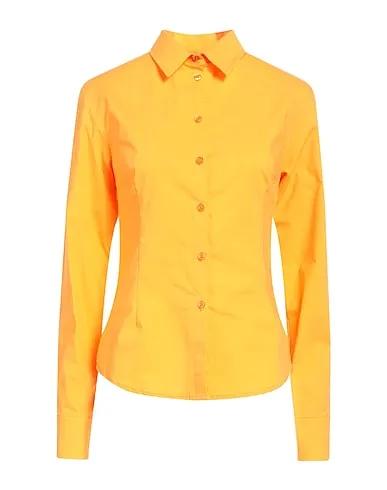 Mandarin Plain weave Solid color shirts & blouses