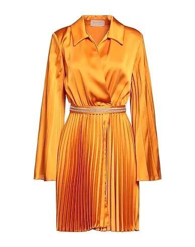 Mandarin Satin Short dress