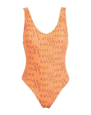 Mandarin Synthetic fabric One-piece swimsuits