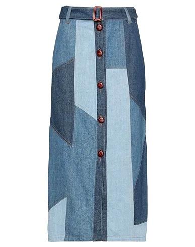 MANILA GRACE | Blue Women‘s Midi Skirt