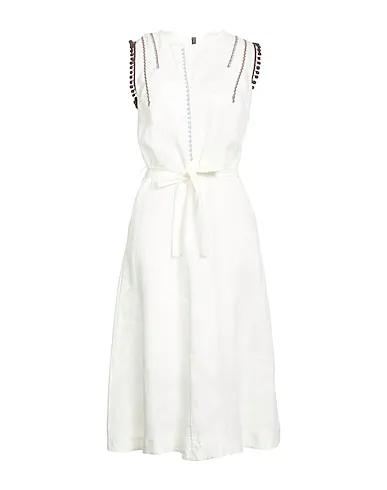 MANILA GRACE | White Women‘s Midi Dress