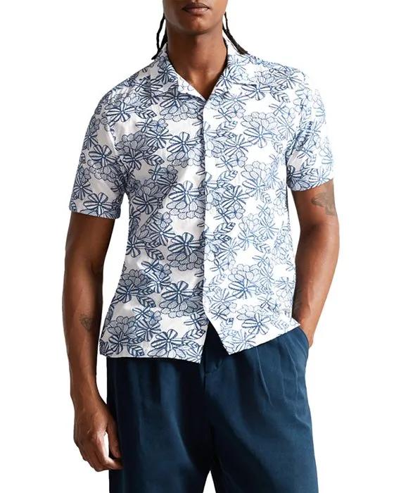 Mannor Floral Embroidered Shirt