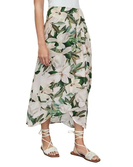 Maria Alessandra Wrap Midi Skirt