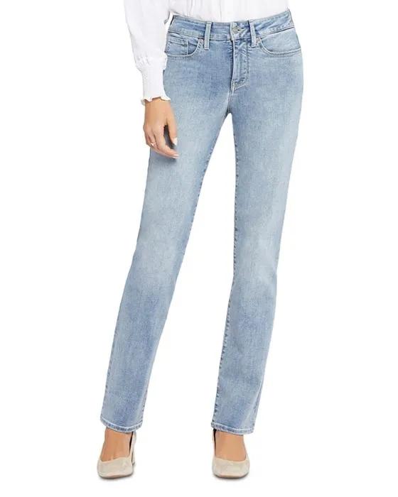 Marilyn High Rise Straight Leg Jeans in Haley