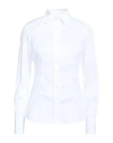 MAURO GRIFONI | White Women‘s Solid Color Shirts & Blouses