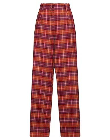 Mauve Flannel Casual pants