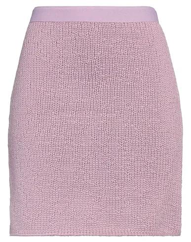 Mauve Knitted Mini skirt