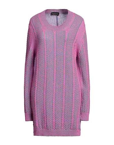 Mauve Knitted Short dress