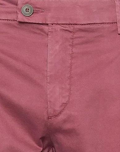 Mauve Plain weave Casual pants