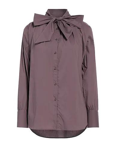 Mauve Poplin Shirts & blouses with bow