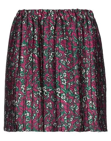 Mauve Satin Mini skirt
