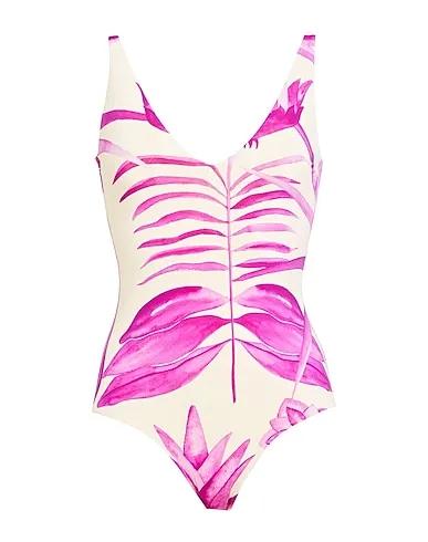 Mauve Synthetic fabric One-piece swimsuits