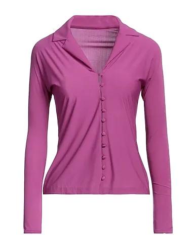 Mauve Synthetic fabric Solid color shirts & blouses
