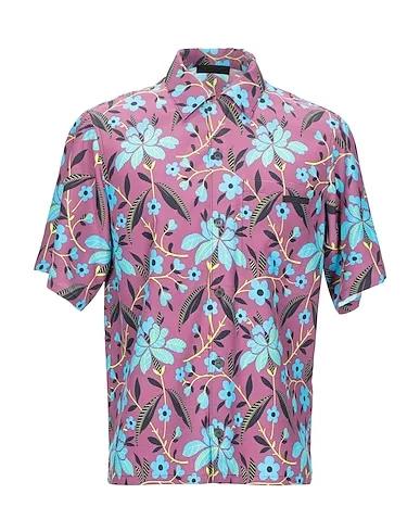 Mauve Techno fabric Patterned shirt