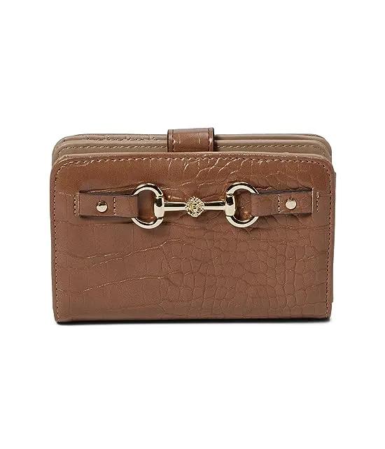 Medium Croco Horsebit Wallet