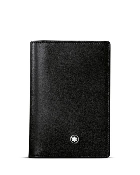Meisterstück Leather Business Card Holder with Gusset