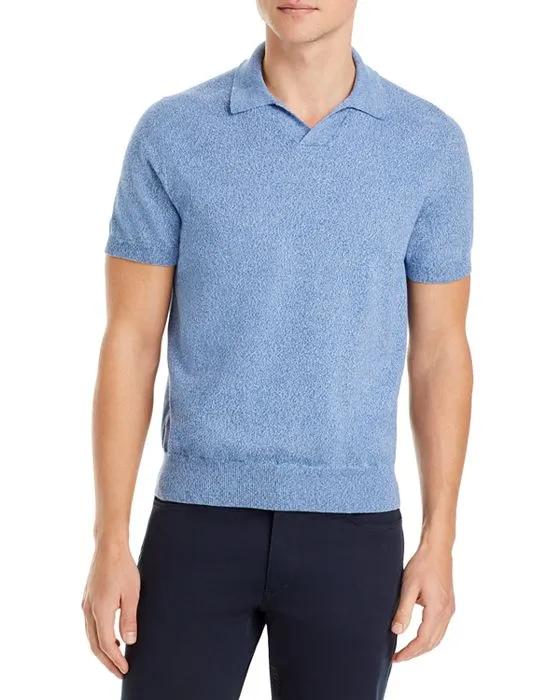 Melange Johnny Collar Polo 