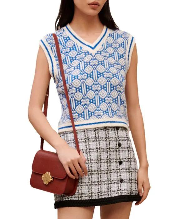 Melonie V Neck Sweater Vest