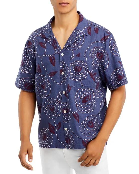 Men's Boxy Fit Printed Shirt