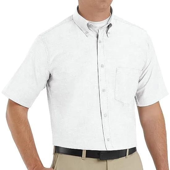 Men's Executive Oxford Dress Shirt, Short Sleeve