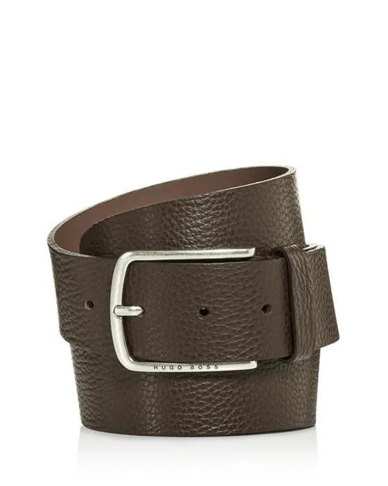 Men's Sander Pebbled Leather Belt