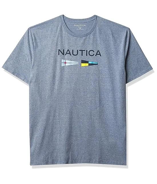 Men's Sustainably Crafted Logo Signal Flag Graphic T-Shirt