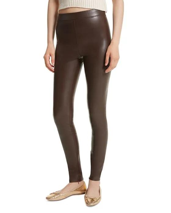 MICHAEL Faux Leather Leggings