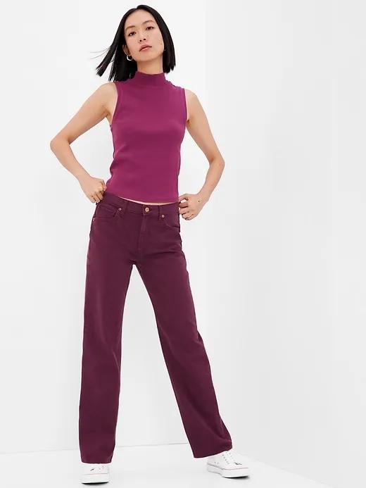 Mid Rise '90s Loose Jeans with Washwell