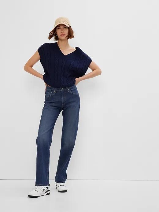 Mid Rise Organic Cotton '90s Loose Jeans with Washwell