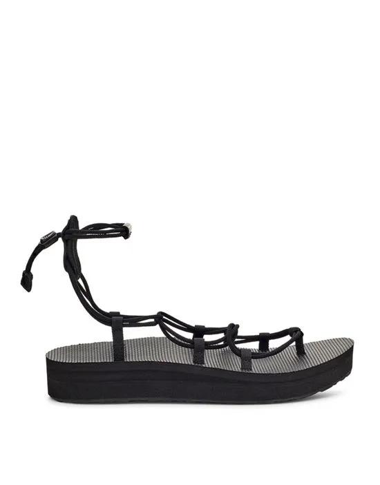 Midform Infinity chunky strappy sandals in black