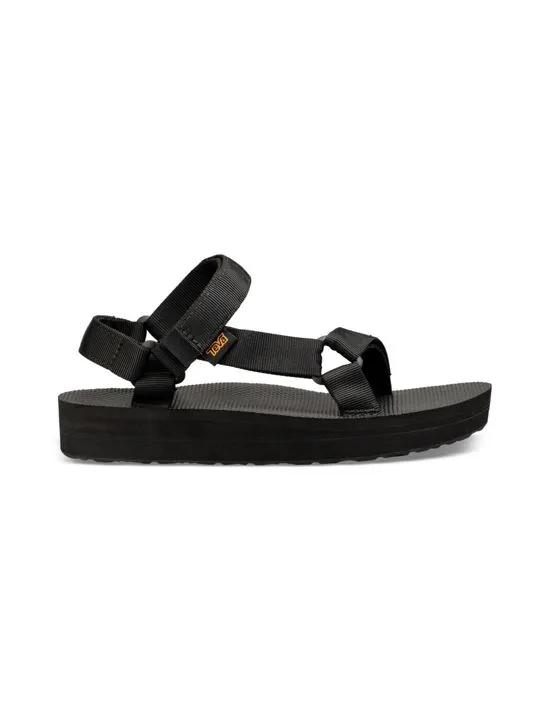 midform universal chunky sandals in black